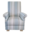 Laura Ashley Awning Stripe Fabric Adult Chair Armchair Blue Green Bedroom Nursery Blue Striped