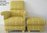Orla Kiely Linear Stem Dandelion Fabric Adult Chair & Footstool Armchair Nursery Mustard Ochre