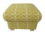 Orla Kiely Linear Stem Dandelion Fabric Footstool Pouffe Footstall Mustard Ochre Accent Yellow