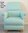 Clarke Dotty Spot Fabric Adult Chair Mint Green Sea Foam Armchair Nursery Polka Dots Spotty Bedroom