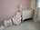 Clarke English Rose Grey Fabric Child's Chair Kids Nursery Bedroom Floral Pink Armchair Girl's Roses
