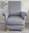 Clarke Dotty Spot Smoke Grey Fabric Adult Chair Nursery Polka Dot Armchair Spotty Spots