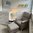 Fryetts Stag Charcoal Grey Fabric Adult Chair & Footstool Nursery Bedroom Living Room Armchair
