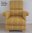 Orla Kiely Linear Stem Fabric Adult Chair Dandelion Mustard Armchair Designer Bedroom Accent Nursery
