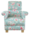Accent Chair Clarke Rose Garden Aqua Fabric Adult Armchair Pink Duck Egg Floral Bedroom Roses