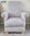 Laura Ashley Belton Grey Fabric Adult Chair Armchair Bedroom Nursery Accent Small Plain