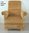 Mustard Velvet Fabric Adult Chair Armchair Yellow Ochre Plain Accent Small Bedroom Nursery Kitchen