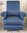 Laura Ashley Bacall Sapphire Blue Fabric Adult Chair Armchair Navy Accent Small Bedroom Fireside