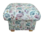 Storage Footstool Voyage Meadow Fabric Floral Pouffe Lilac Blue White Botanical