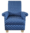 Adult Armchair Clarke Dotty Spot Navy Blue Fabric Chair Accent Polka Dots Small Nursery Bedroom
