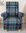 Porter & Stone Balmoral Azure Blue Fabric Adult Chair Tartan Check Armchair Ochre Accent Scottish
