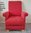 Laura Ashley Austen Rosehip Red Fabric Adult Armchair Chair Plain Accent Small Kitchen Bedroom
